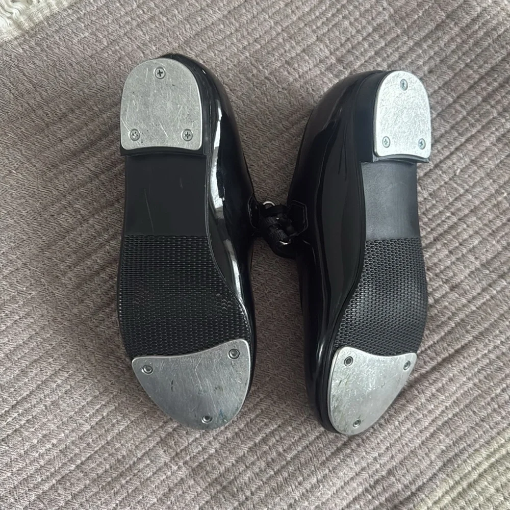 Dance Class Girls Black Patent Mary Jane Dress Shoes